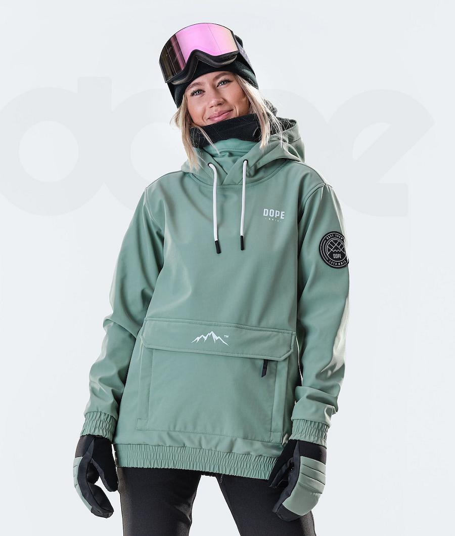 Green Women\'s Dope Wylie W 10k Capital Snowboard Jackets | AUHK3507