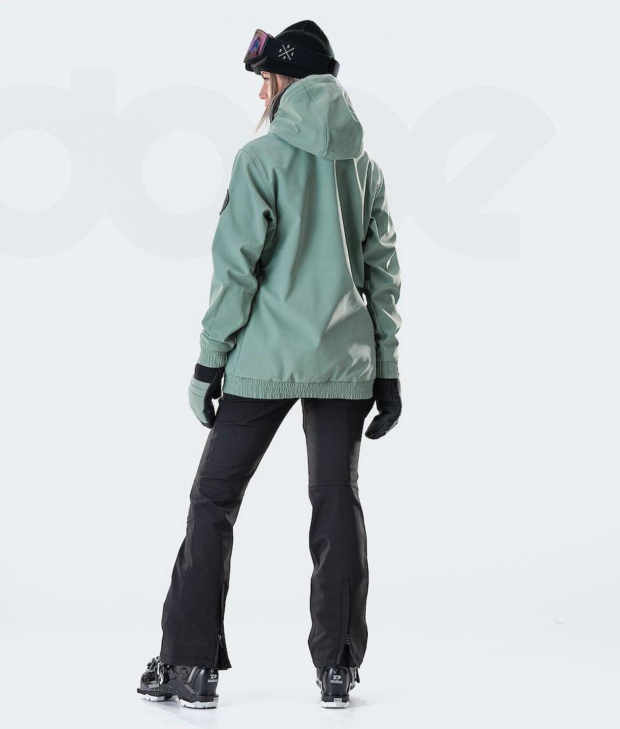 Green Women's Dope Wylie W 10k Capital Ski Jackets | AURW3676