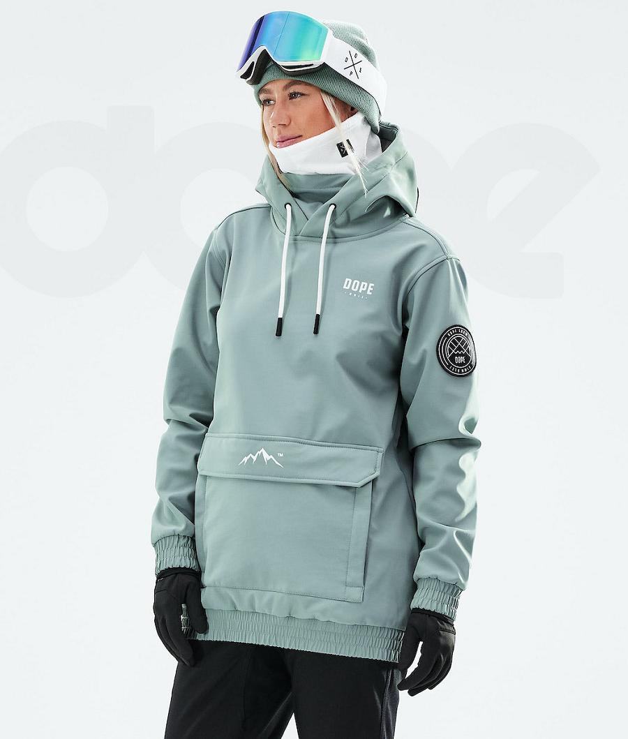 Green Women\'s Dope Wylie W Capital Ski Jackets | AUQZ3679