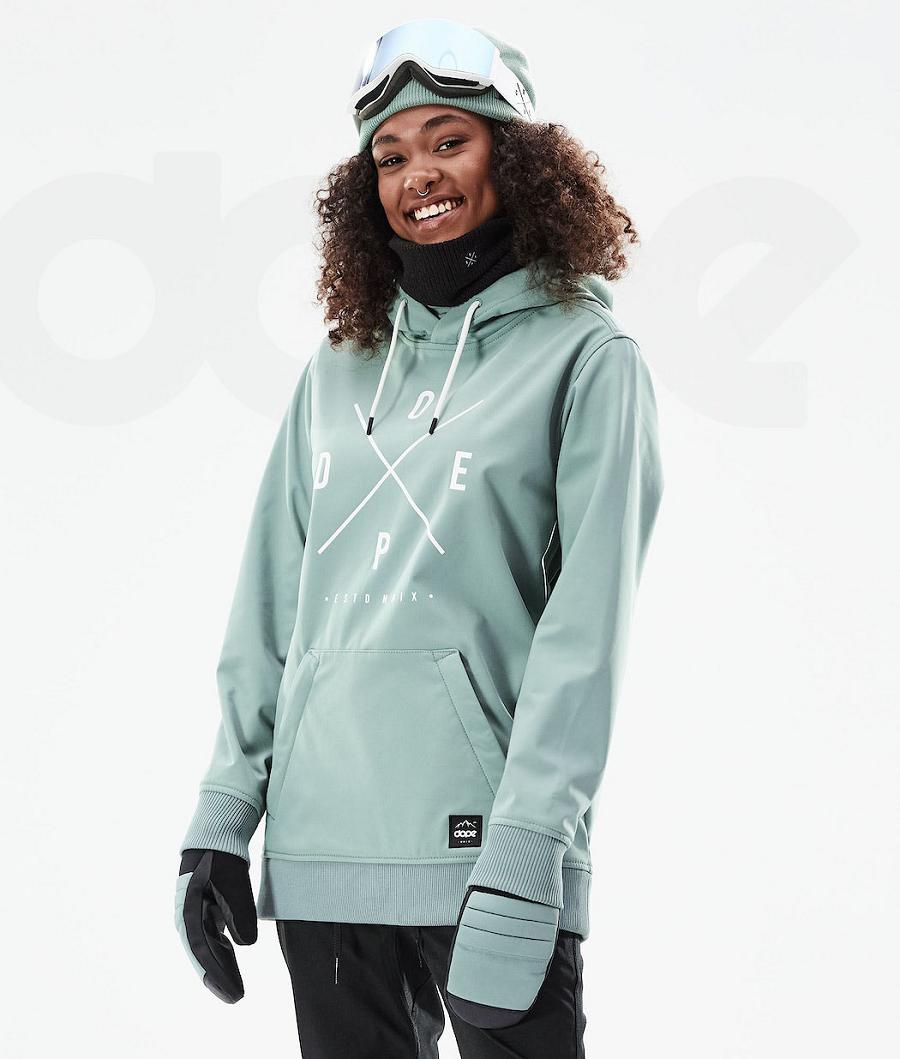 Green Women\'s Dope Yeti W 10k Ski Jackets | AUWY3703