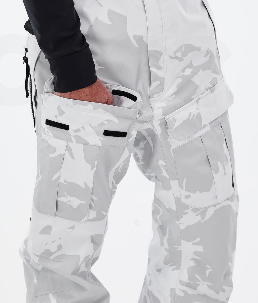 Grey / Camo Men's Dope Antek Ski Pants | AURW2608