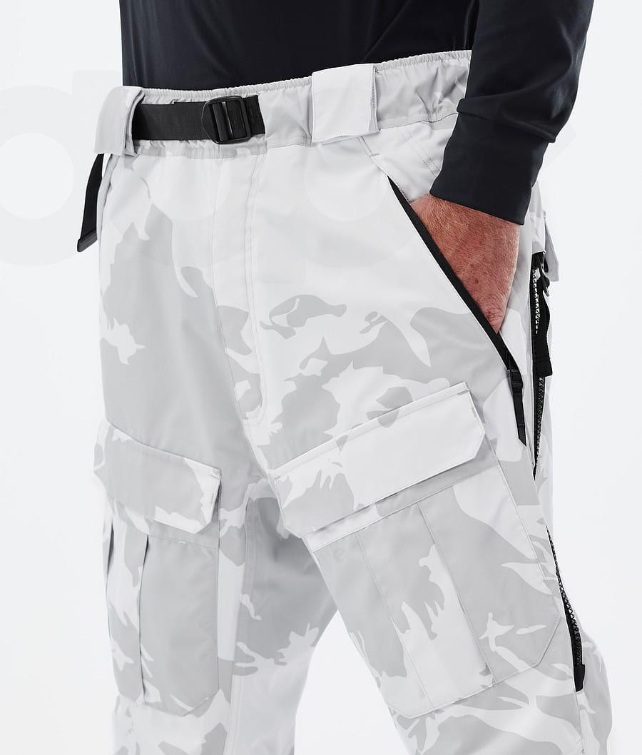 Grey / Camo Men's Dope Antek Ski Pants | AURW2608