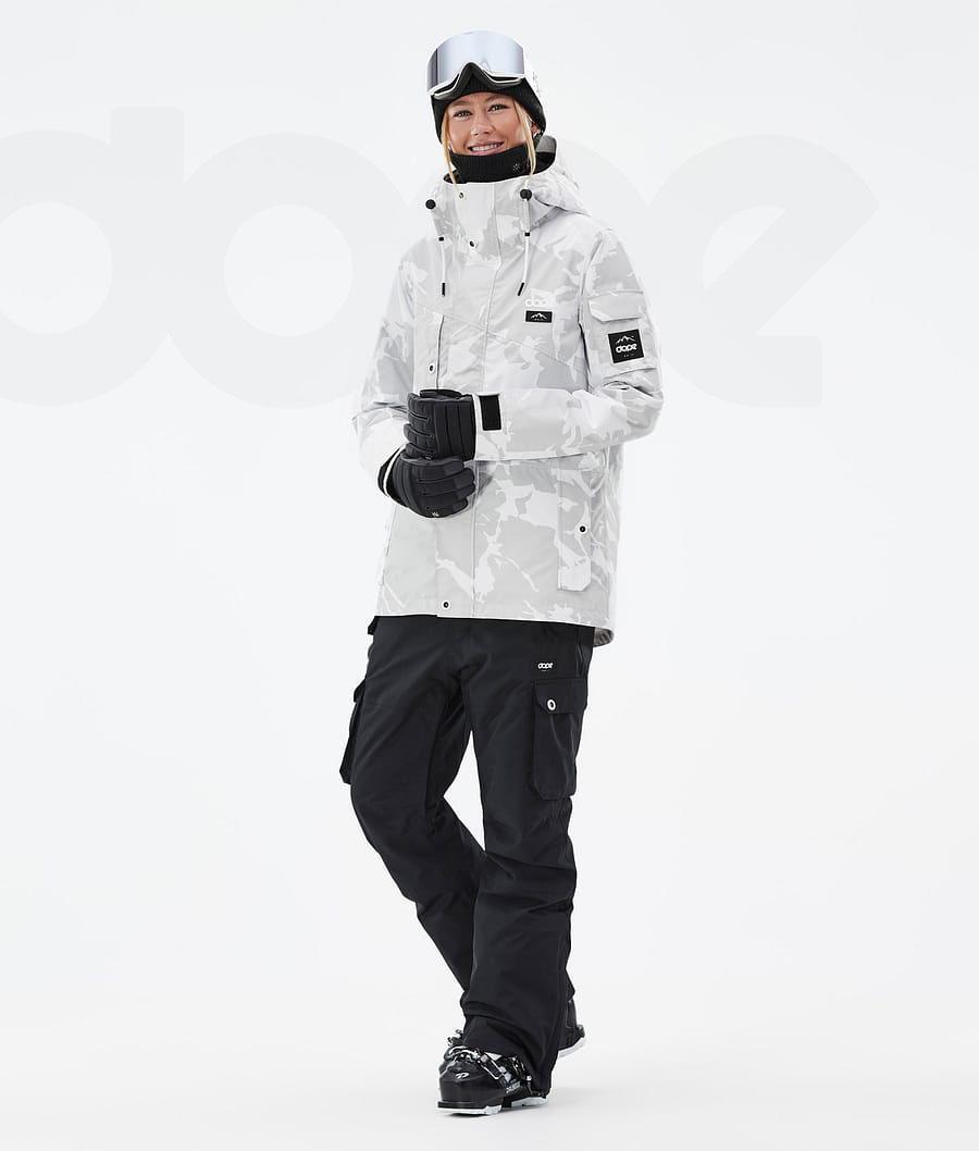 Grey / Camo Women's Dope Adept W Ski Jackets | AUVD3552