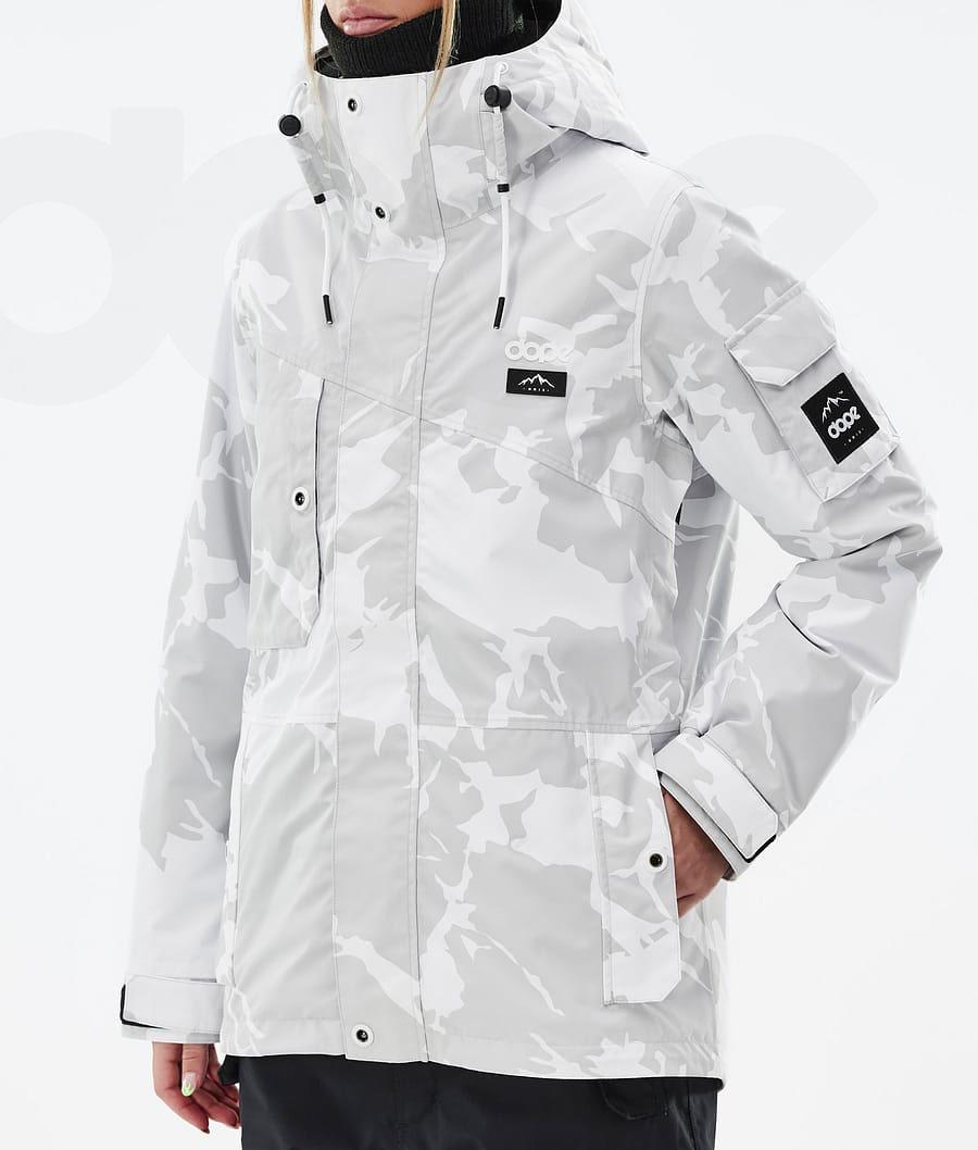 Grey / Camo Women's Dope Adept W Ski Jackets | AUVD3552