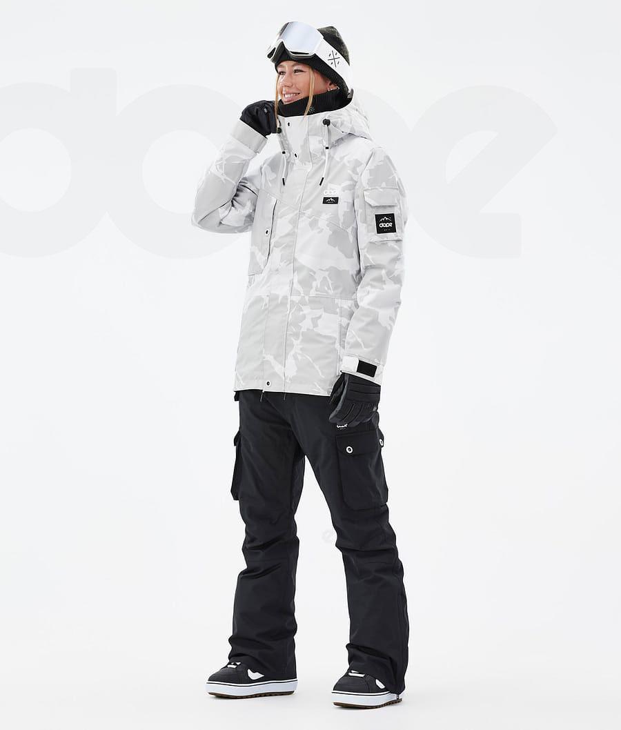 Grey / Camo Women's Dope Adept W Snowboard Jackets | AUSO3381