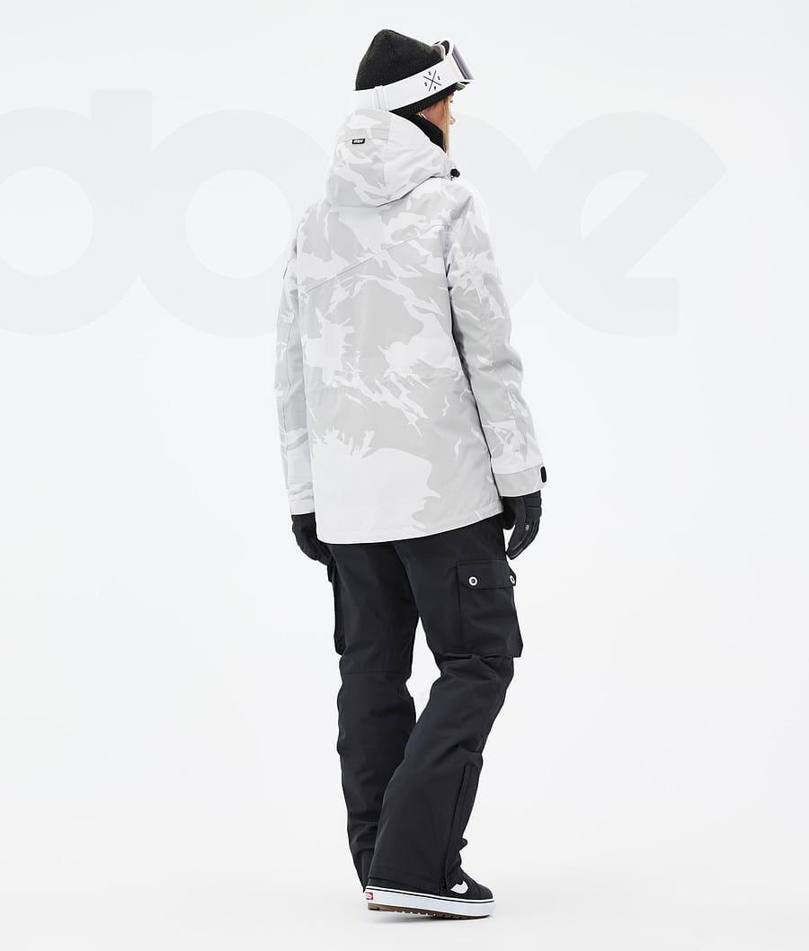 Grey / Camo Women's Dope Adept W Snowboard Jackets | AUSO3381