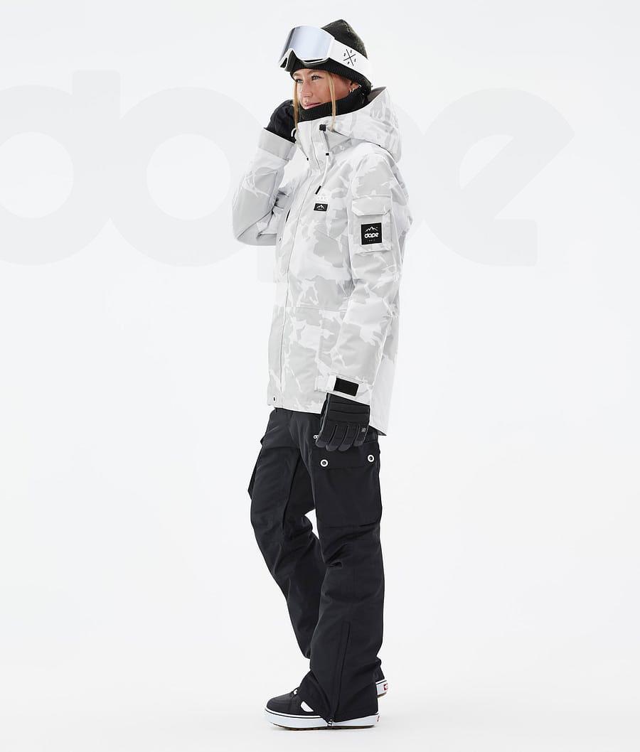 Grey / Camo Women's Dope Adept W Snowboard Jackets | AUSO3381