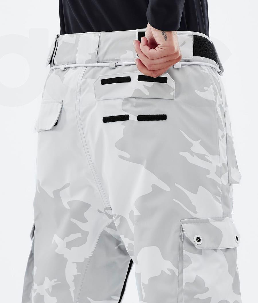 Grey / Camo Women's Dope Iconic W Snowboard Pants | AUWY3276