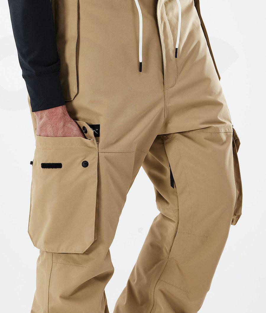 Khaki Men's Dope Iconic 2021 Snowboard Pants | AUQZ2585