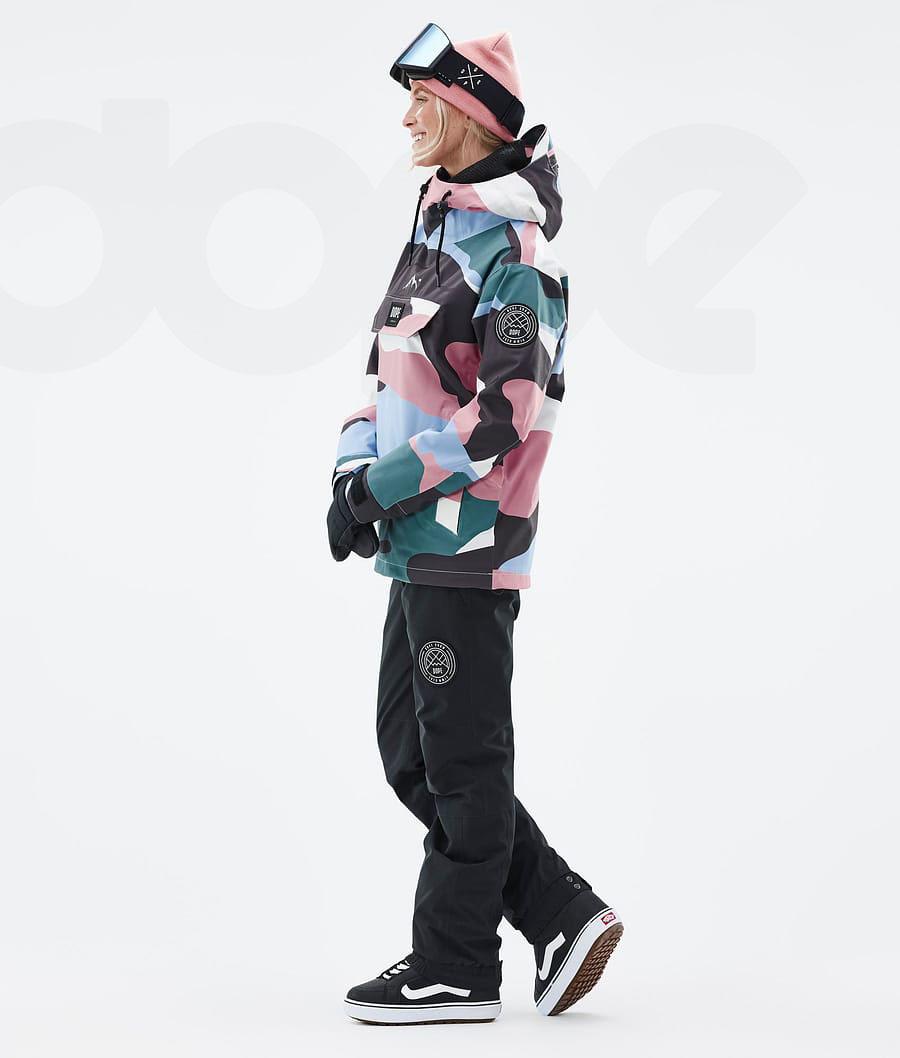 Light / Blue / Pink Women's Dope Blizzard W Shards Snowboard Jackets | AUGL3475