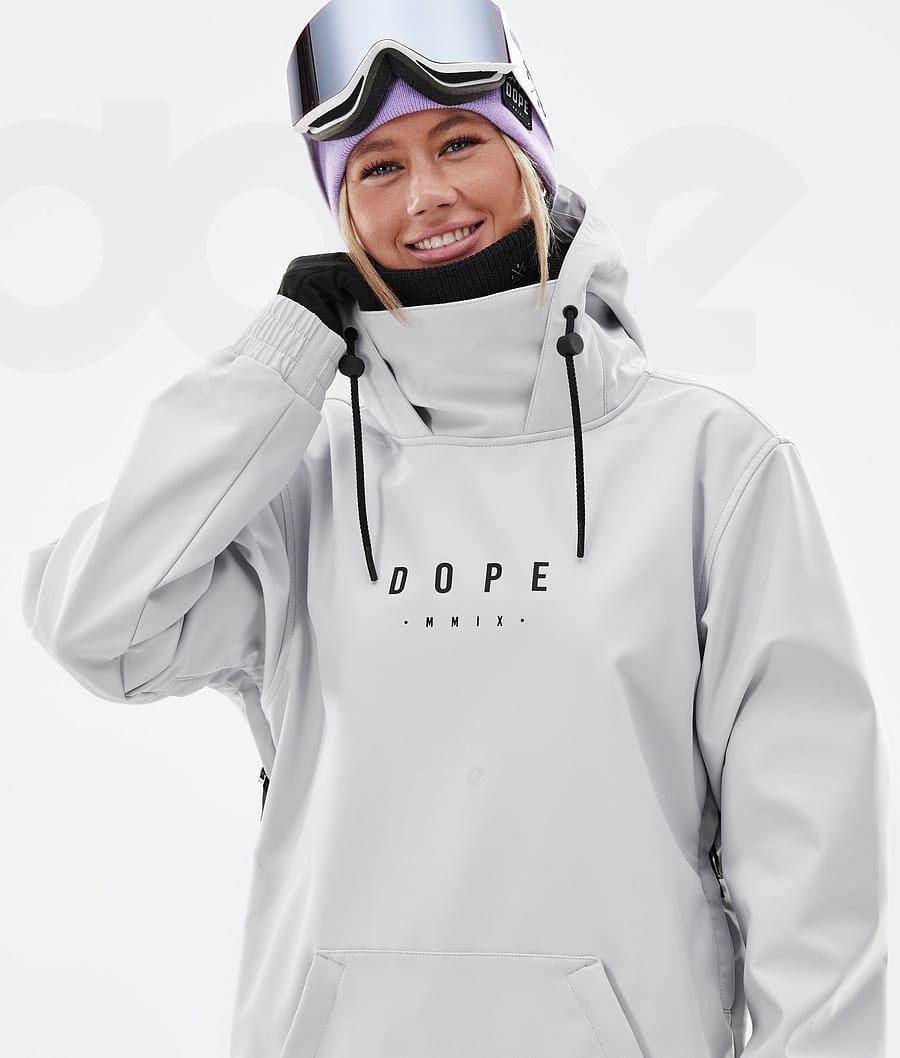 Light / Grey Women's Dope Yeti W Peak Ski Jackets | AULH3712