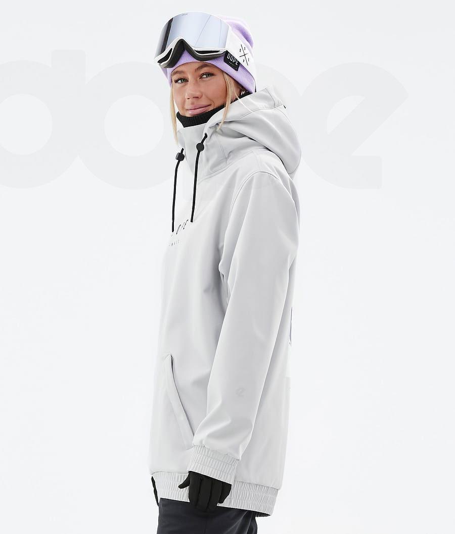 Light / Grey Women's Dope Yeti W Peak Ski Jackets | AULH3712