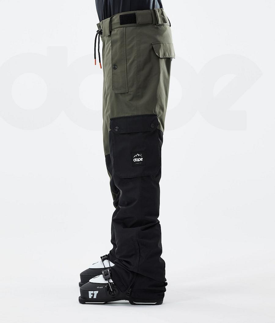 Olive / Green / Black Men's Dope Adept 2021 Ski Pants | AUPQ2602