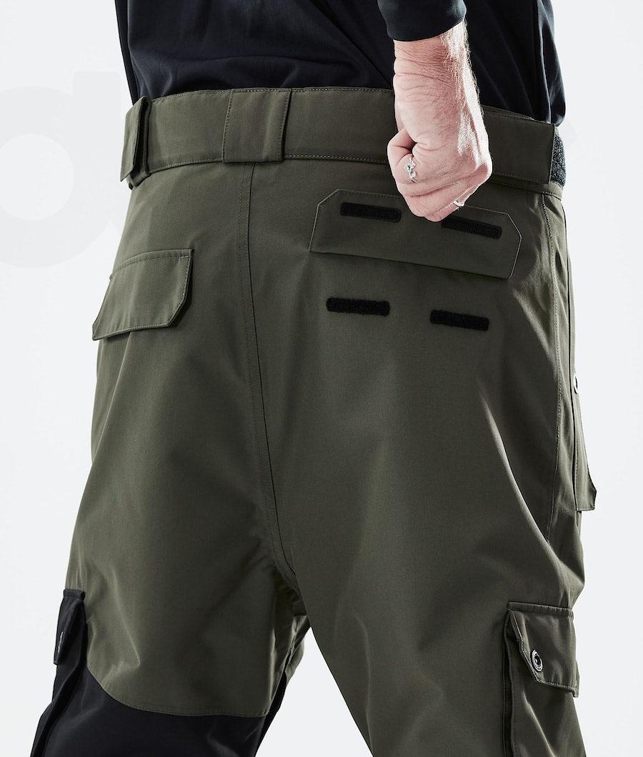 Olive / Green / Black Men's Dope Adept 2021 Ski Pants | AUPQ2602