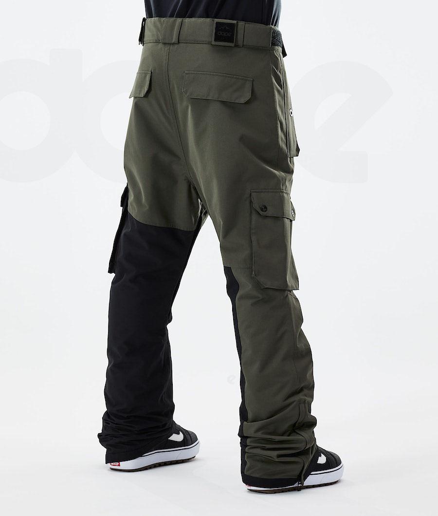 Olive / Green / Black Men's Dope Adept 2021 Snowboard Pants | AUXF2539