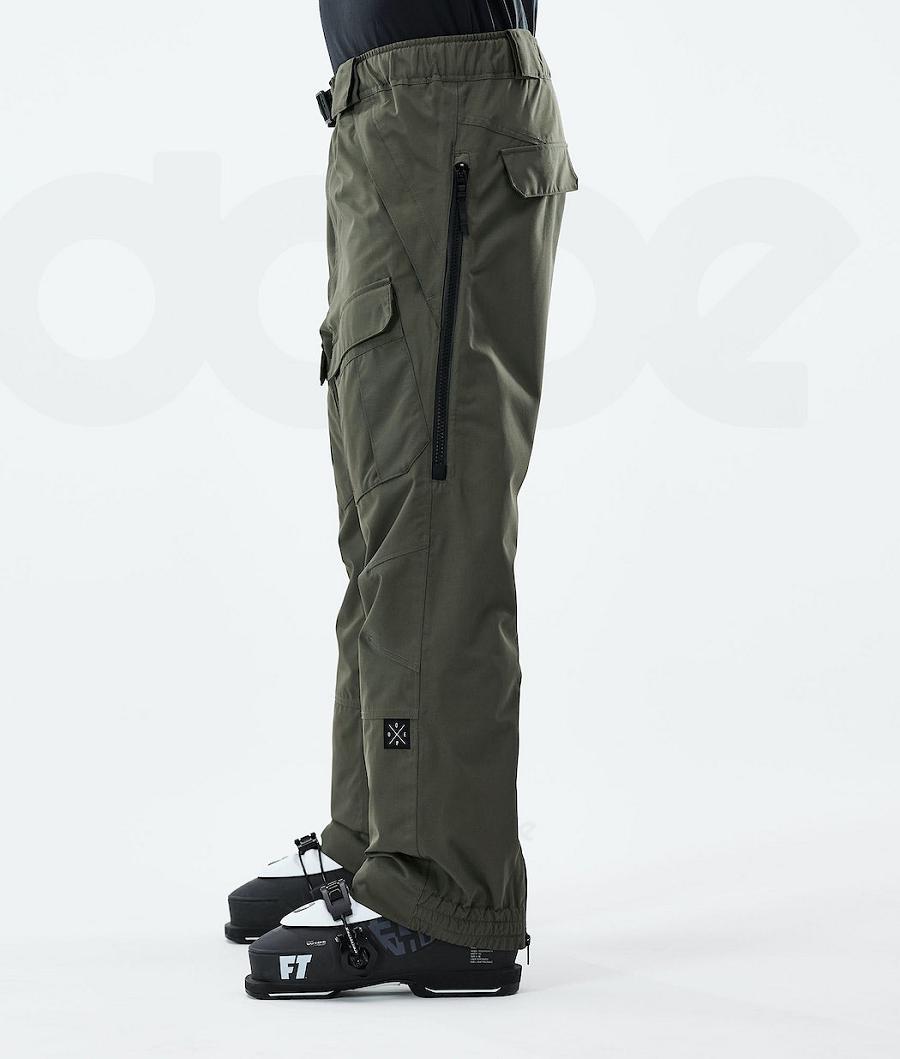 Olive / Green Men's Dope Antek 2021 Ski Pants | AUMA2612