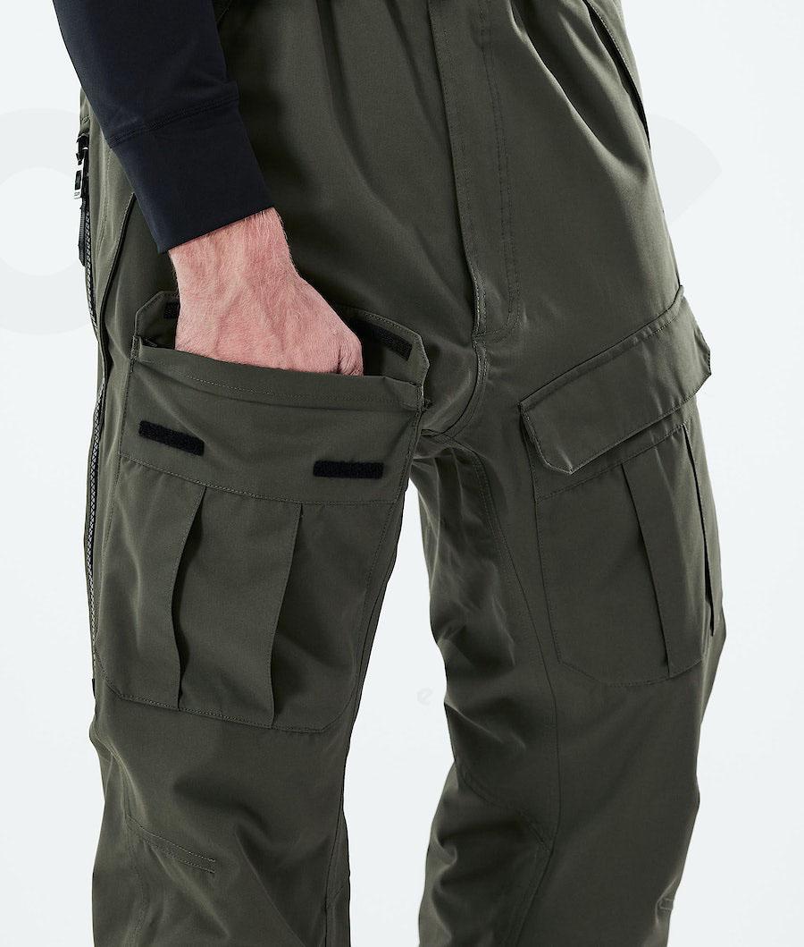 Olive / Green Men's Dope Antek 2021 Ski Pants | AUMA2612