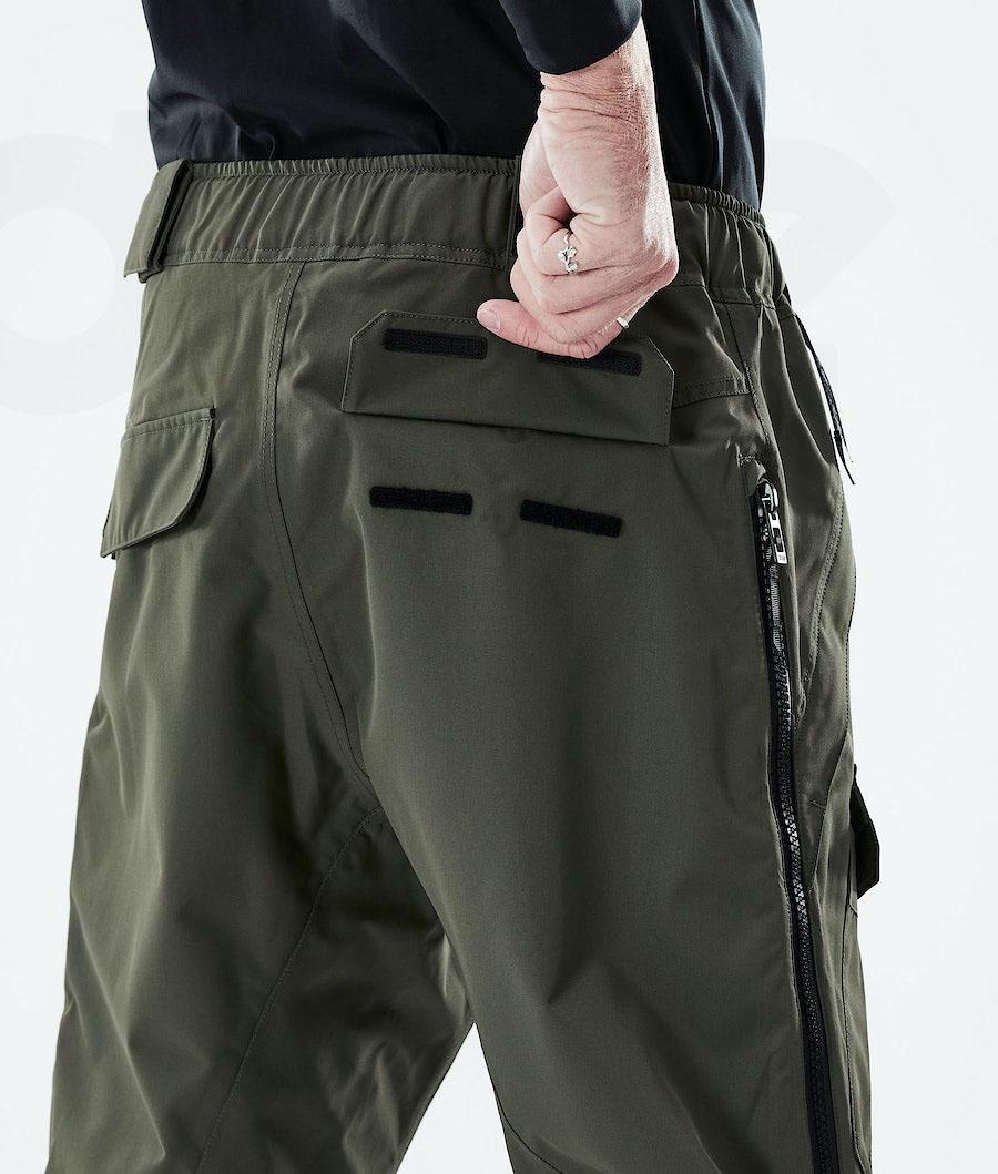 Olive / Green Men's Dope Antek 2021 Ski Pants | AUMA2612