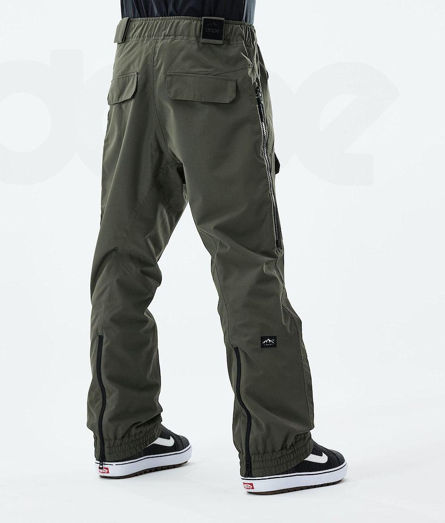 Olive / Green Men's Dope Antek 2021 Snowboard Pants | AUPQ2550