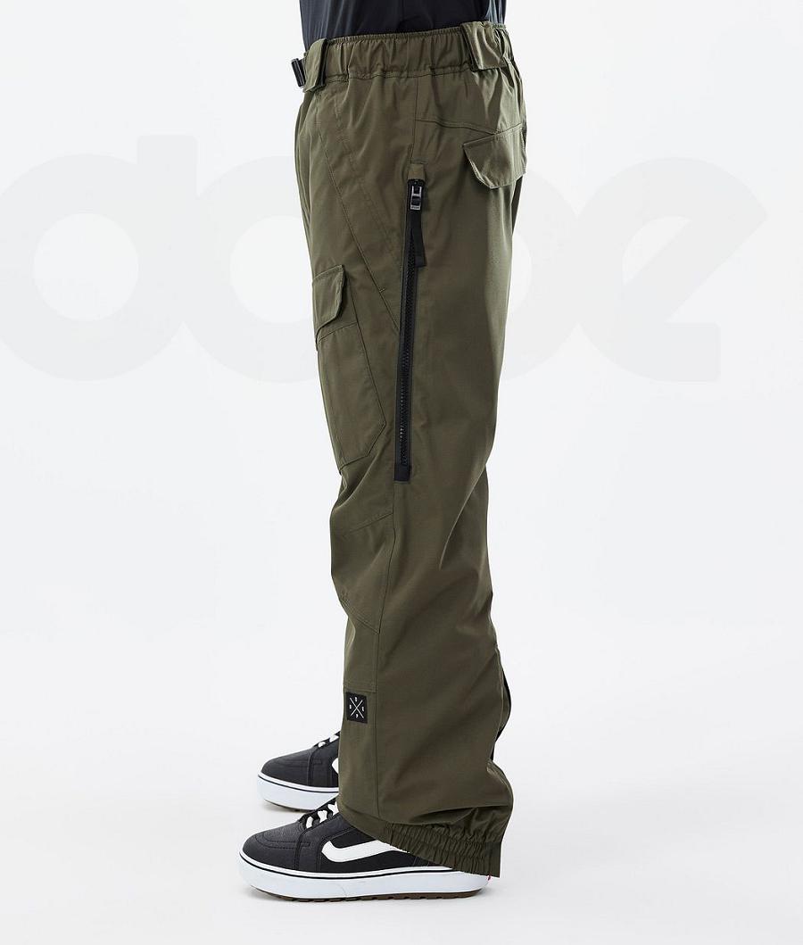 Olive / Green Men's Dope Antek Snowboard Pants | AUKI2542