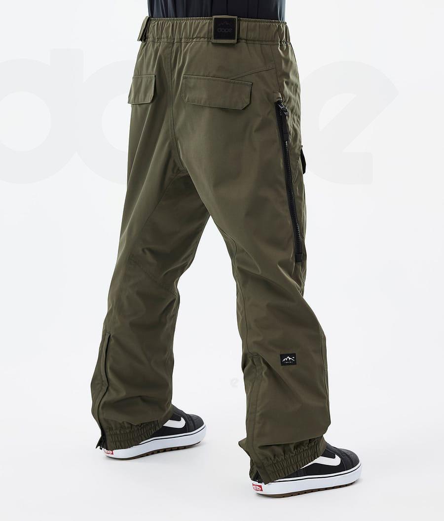 Olive / Green Men's Dope Antek Snowboard Pants | AUKI2542