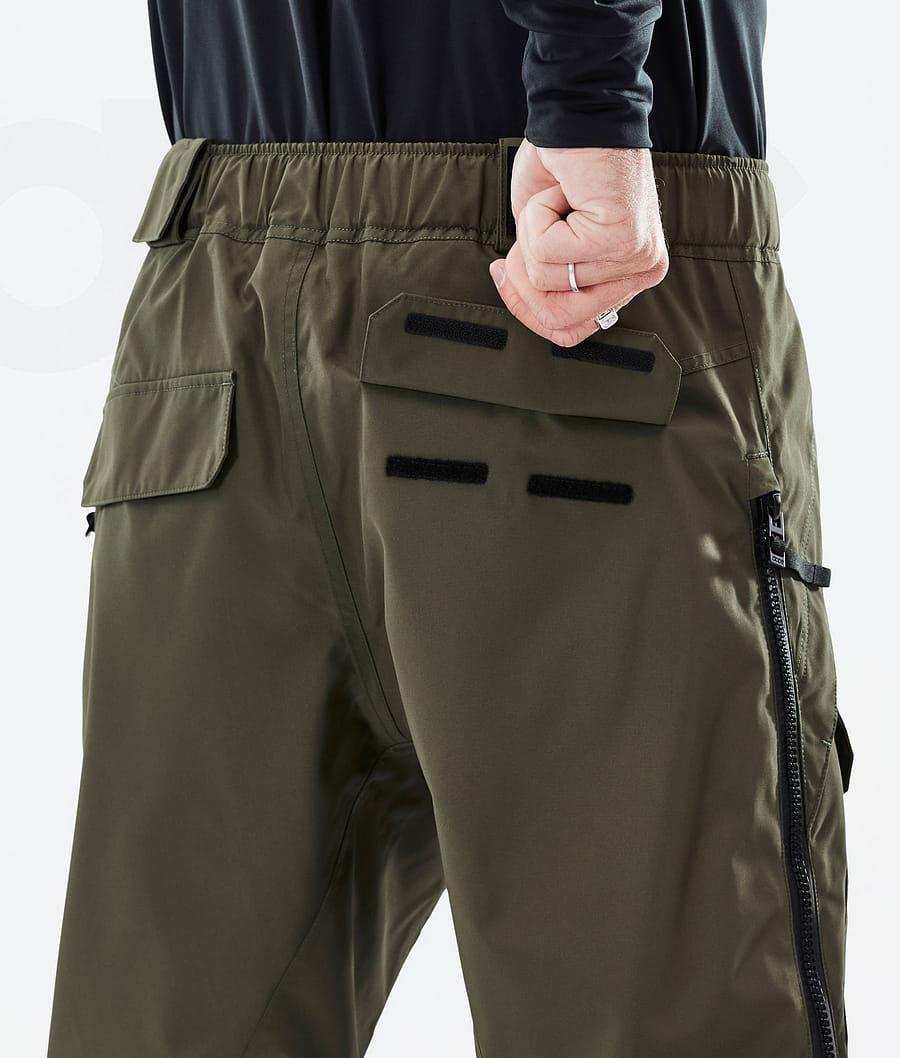 Olive / Green Men's Dope Antek Snowboard Pants | AUKI2542