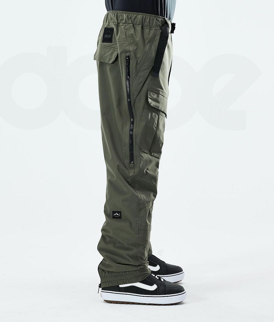 Olive / Green Men's Dope Antek Snowboard Pants | AUZG2540