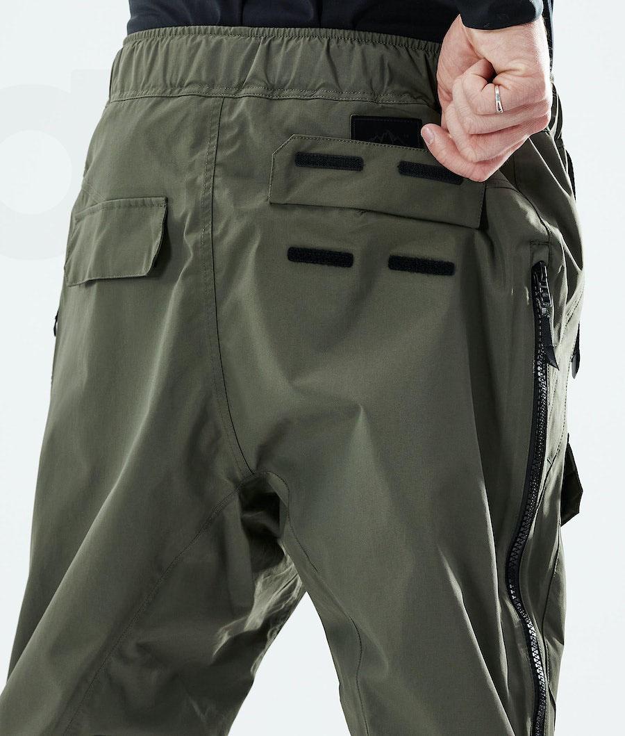 Olive / Green Men's Dope Antek Snowboard Pants | AUZG2540