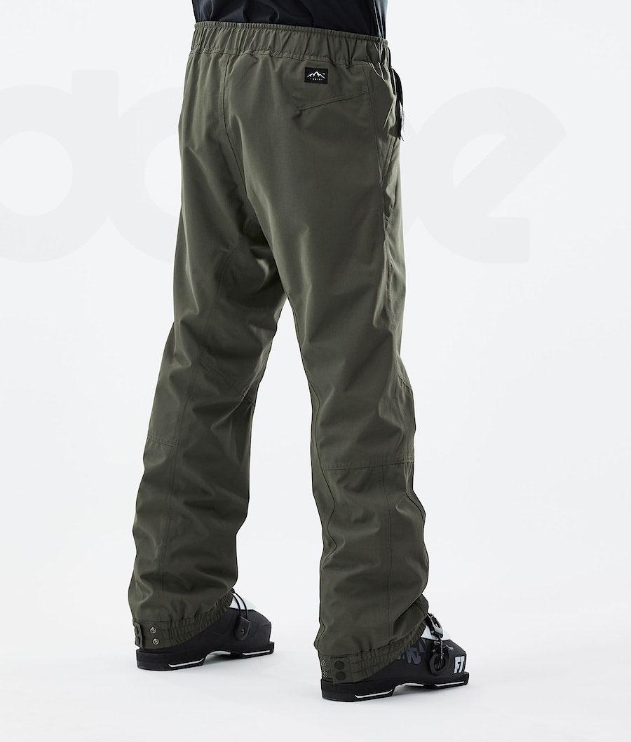 Olive / Green Men's Dope Blizzard 2021 Ski Pants | AUPQ2629