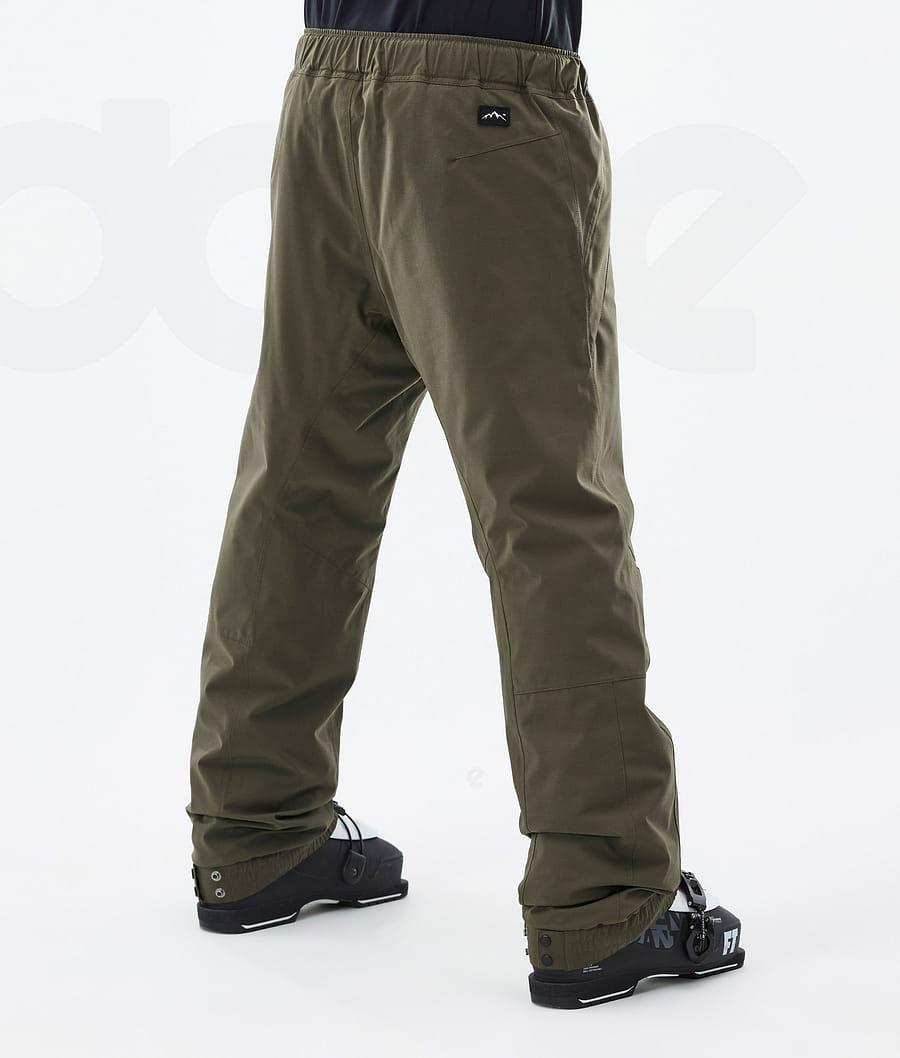 Olive / Green Men's Dope Blizzard Ski Pants | AUJJ2621