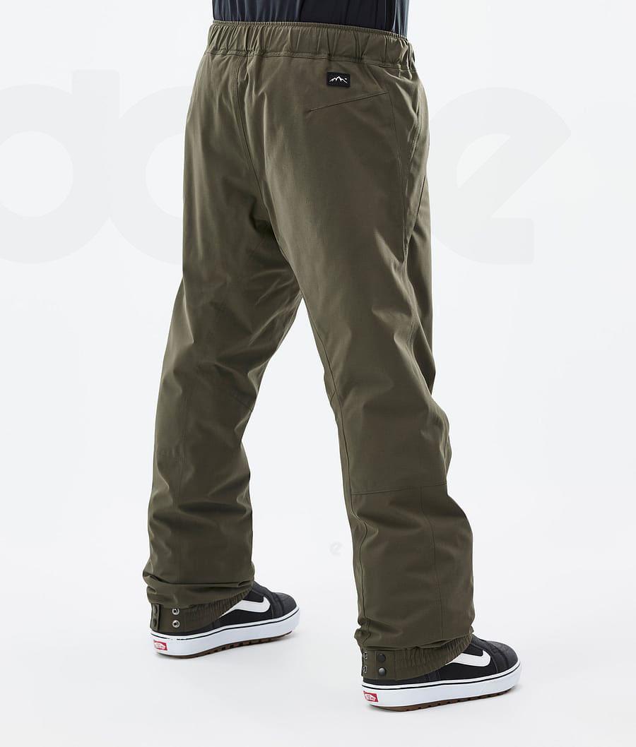 Olive / Green Men's Dope Blizzard Snowboard Pants | AUMA2560