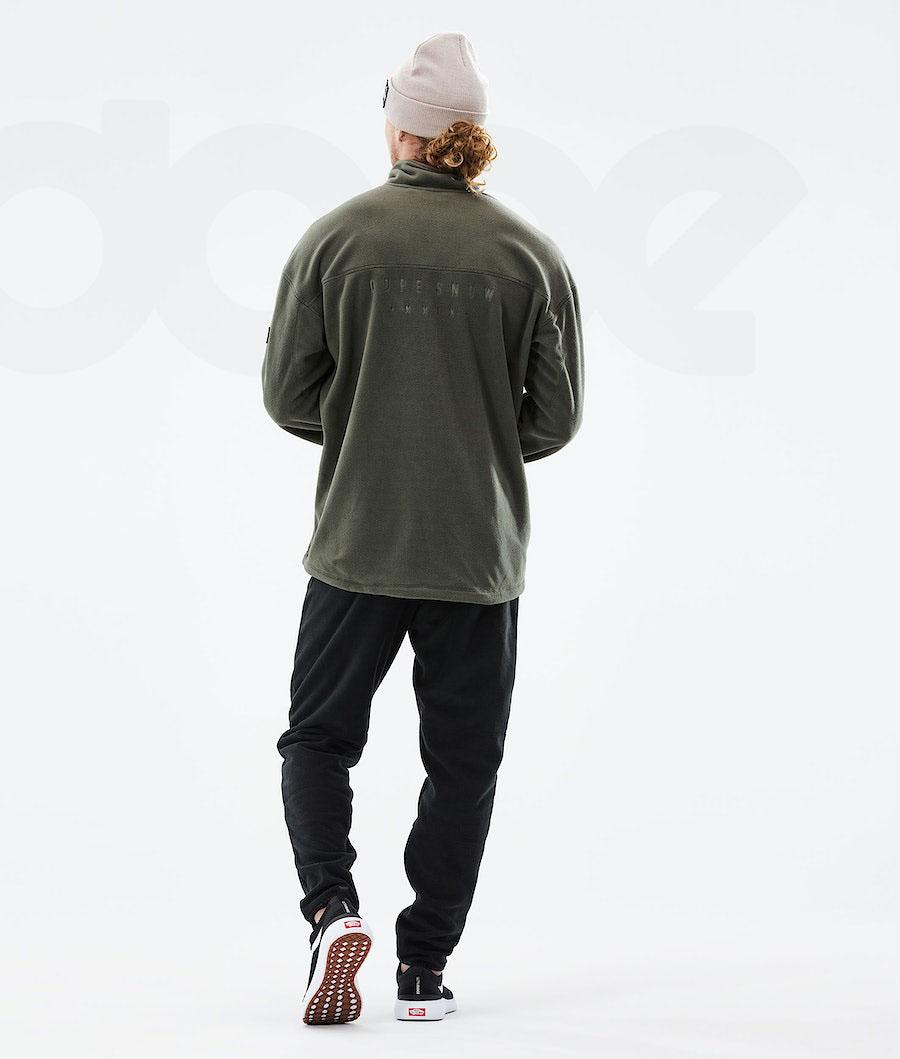 Olive / Green Men's Dope Comfy 2021 Fleece | AUIS3030