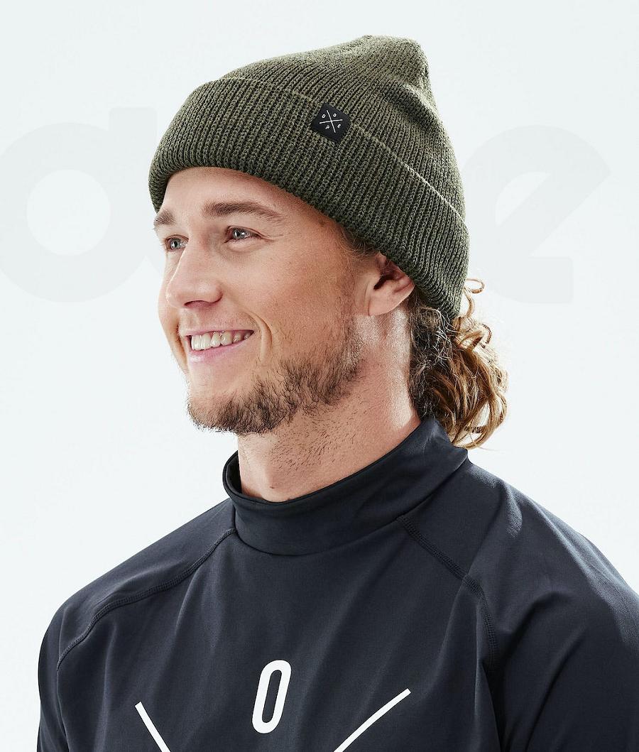 Olive / Green Men's Dope Drifter II 2021 Beanie | AUWY3178