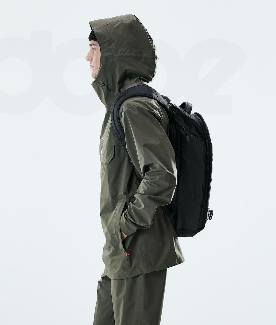 Olive / Green Men's Dope Drizzard Outdoor Jackets | AUDN2697