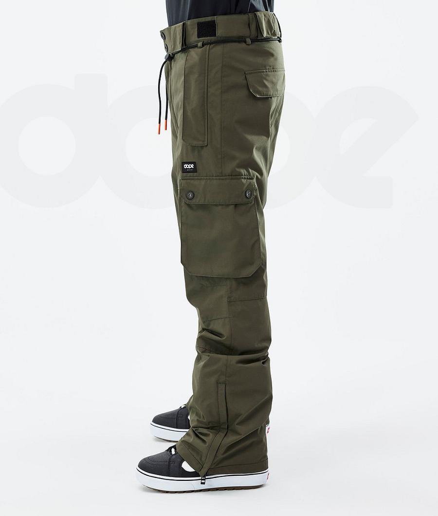 Olive / Green Men's Dope Iconic 2020 Snowboard Pants | AURW2582