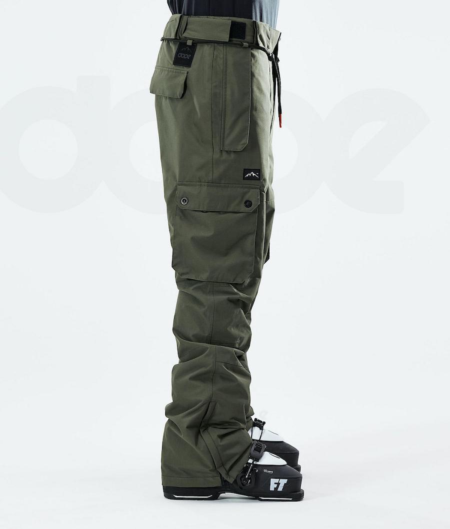 Olive / Green Men's Dope Iconic 2021 Ski Pants | AUUT2650