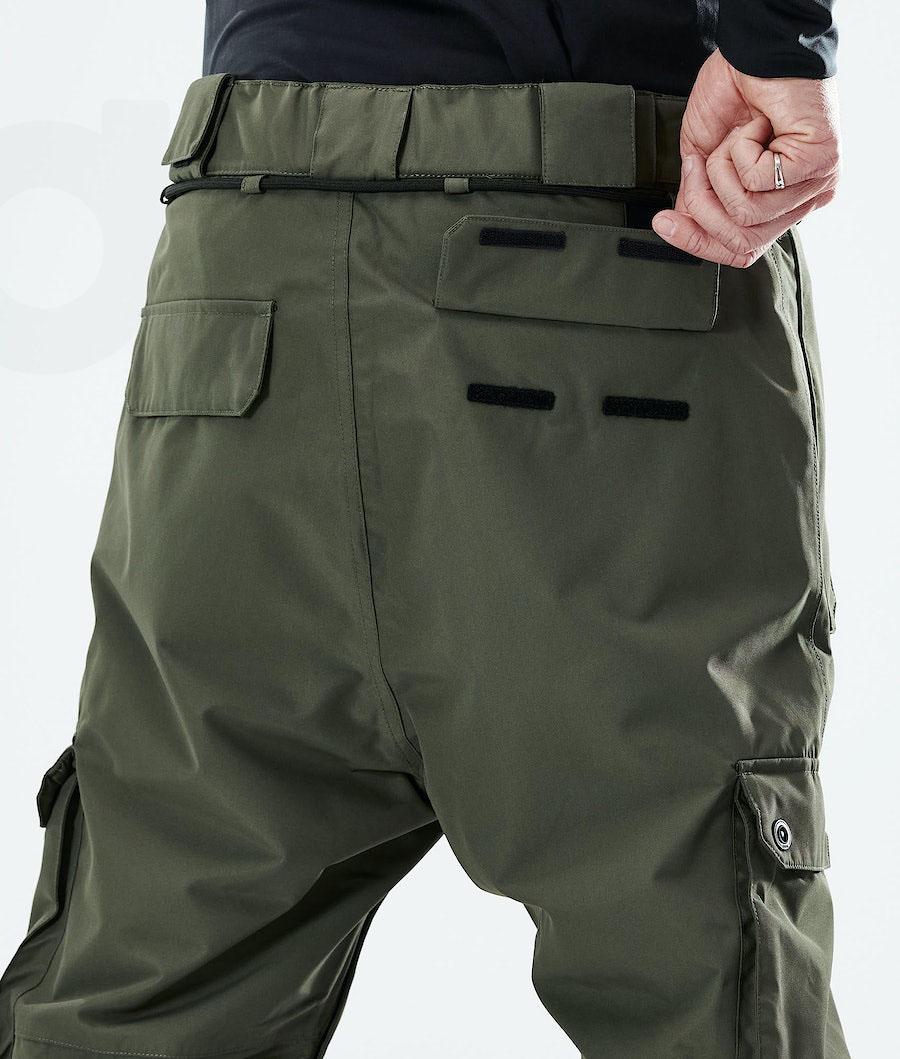 Olive / Green Men's Dope Iconic 2021 Ski Pants | AUUT2650