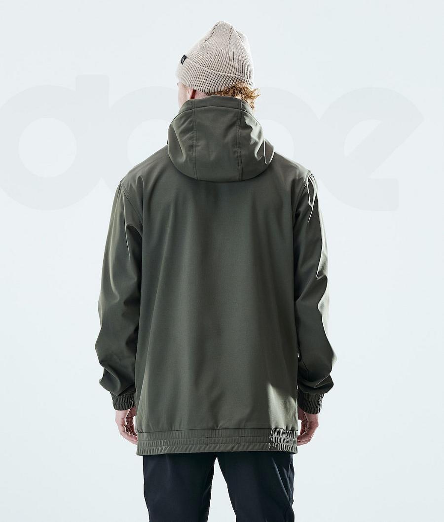 Olive / Green Men's Dope Nomad Outdoor Jackets | AUEX2707