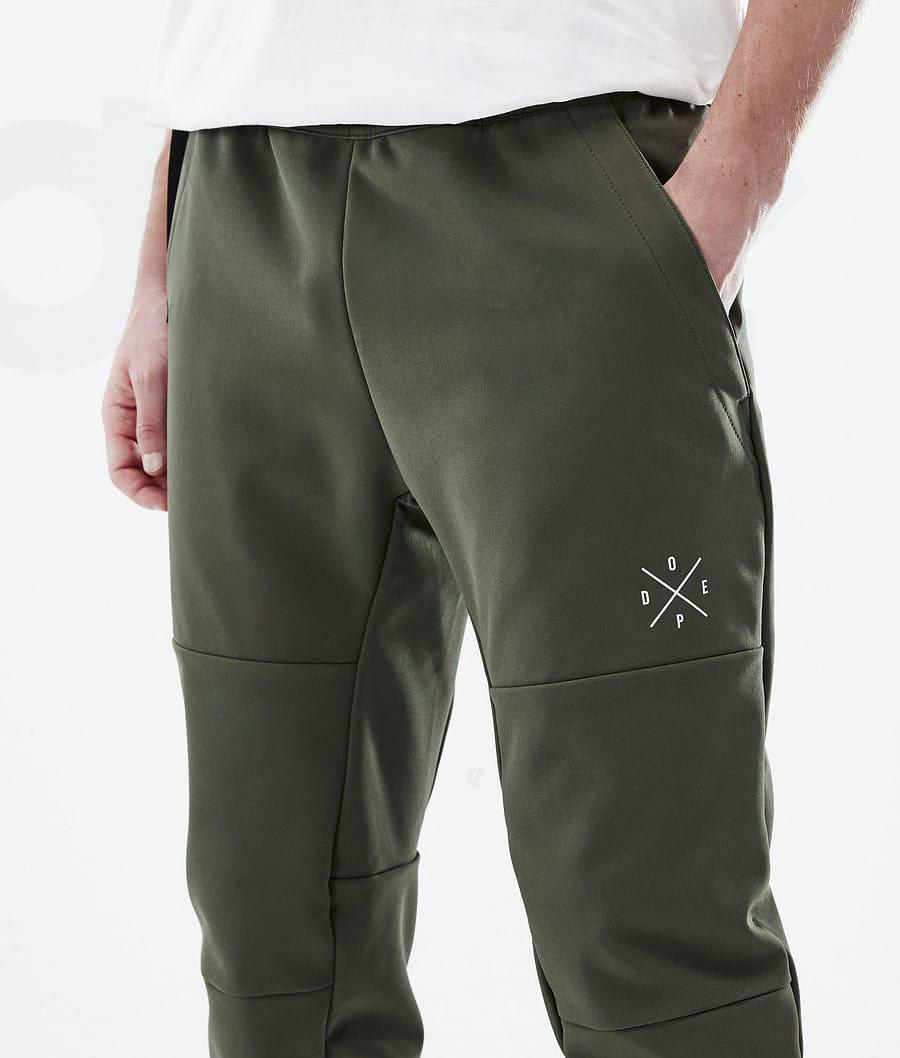 Olive / Green Men's Dope Nomad Outdoor Pants | AUPQ2673