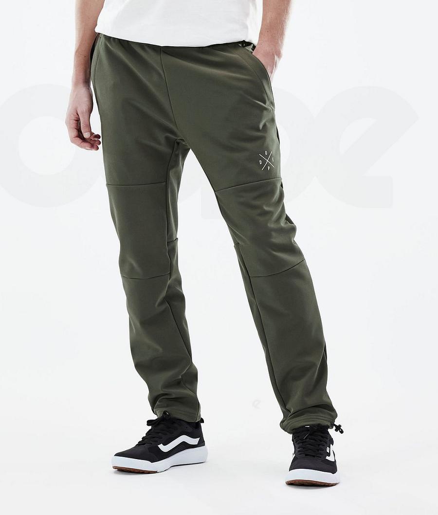 Olive / Green Men\'s Dope Nomad Outdoor Pants | AUPQ2673