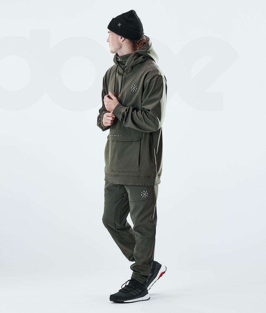 Olive / Green Men's Dope Nomad Outdoor Pants | AUYU2677