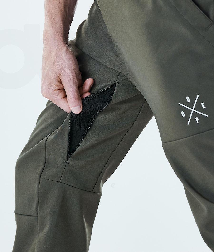 Olive / Green Men's Dope Nomad Outdoor Pants | AUYU2677