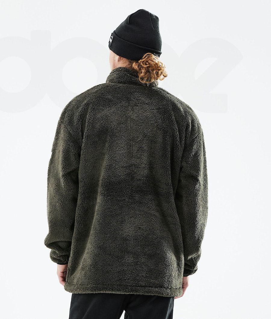 Olive / Green Men's Dope Pile 2021 Fleece | AUOR3056