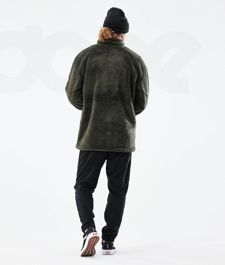 Olive / Green Men's Dope Pile 2021 Fleece | AUOR3056