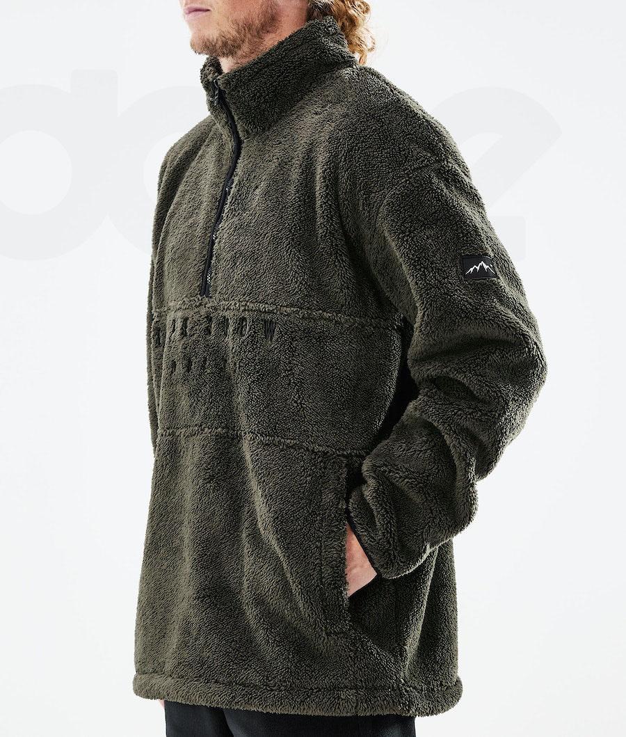 Olive / Green Men's Dope Pile 2021 Fleece | AUOR3056