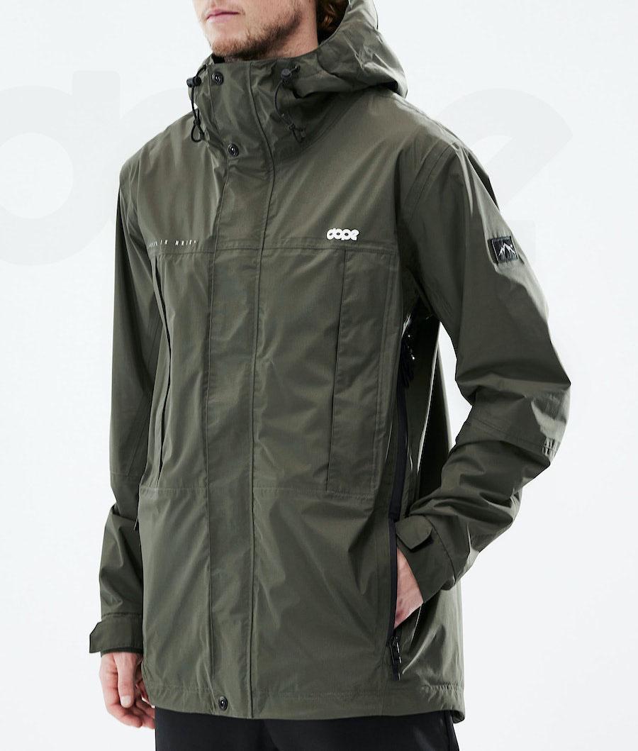 Olive / Green Men's Dope Ranger Light Outdoor Jackets | AUQZ2709