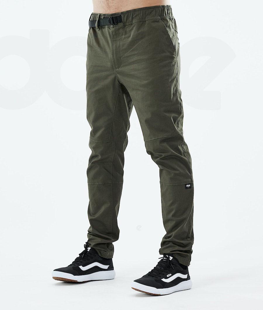 Olive / Green Men's Dope Rover Outdoor Pants | AUMA2683