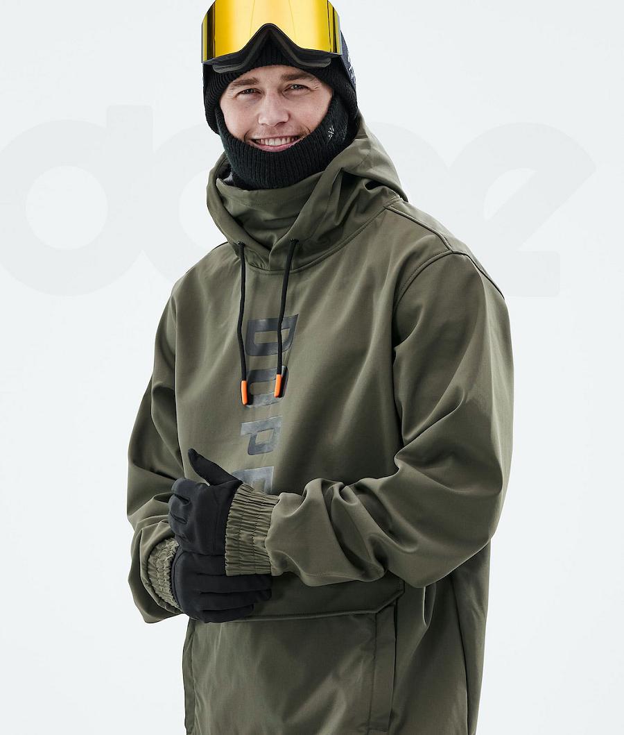 Olive / Green Men's Dope Wylie OG Ski Jackets | AUHK2951