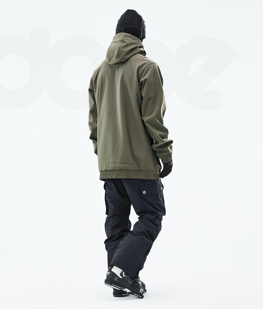 Olive / Green Men's Dope Wylie OG Ski Jackets | AUHK2951