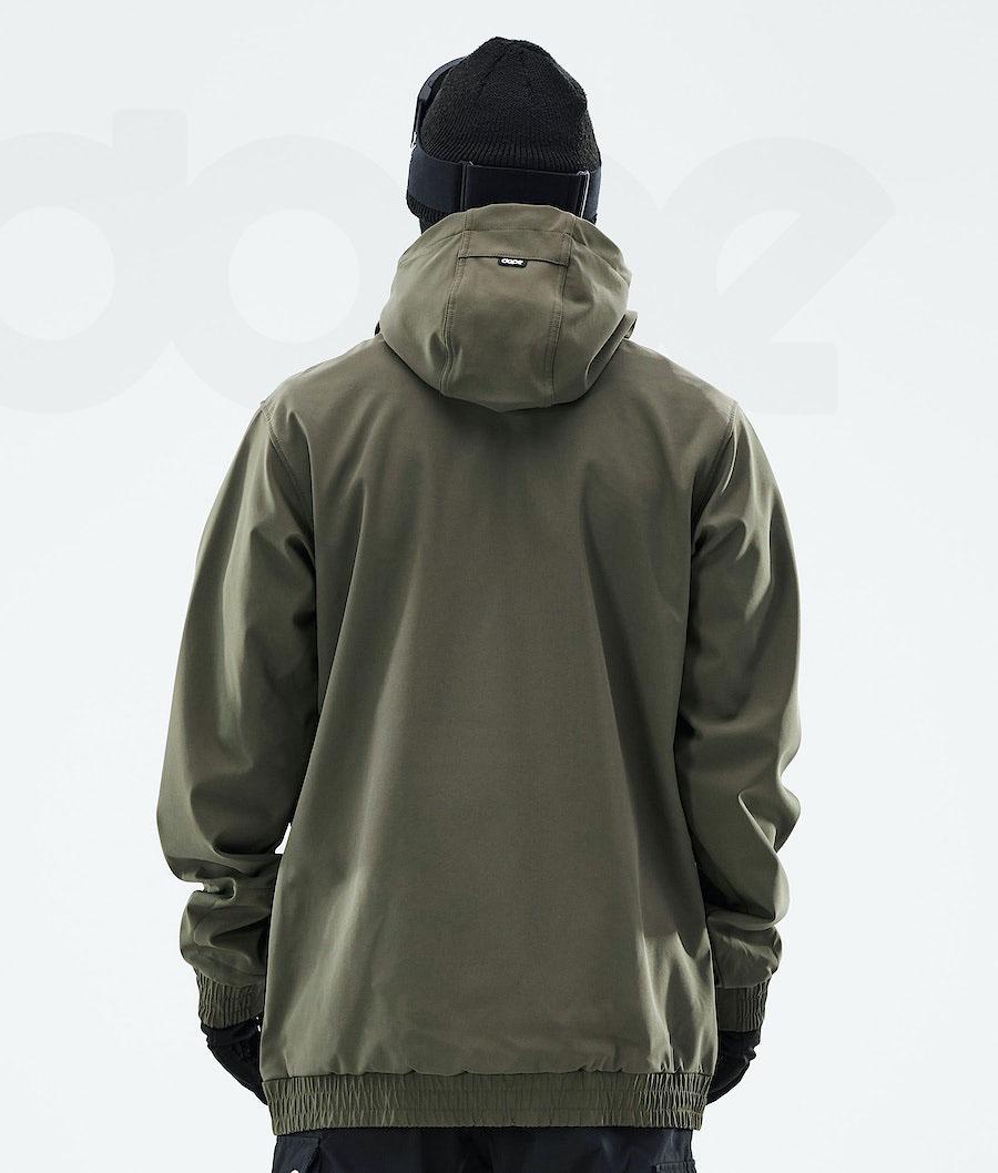 Olive / Green Men's Dope Wylie OG Ski Jackets | AUHK2951